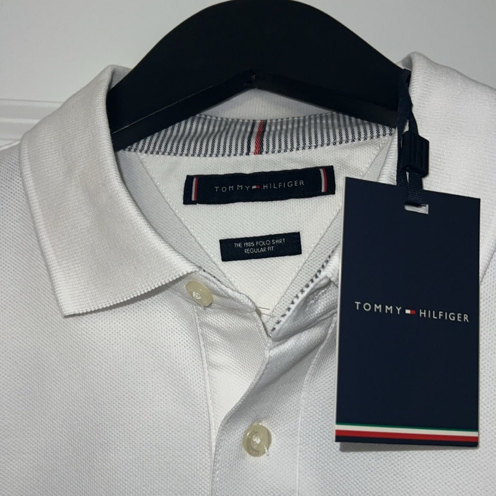 Tommy Hilfiger White Polo - Picture 3 of 3